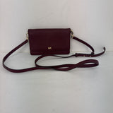 MICHAEL KORS Mott OXBLOOD Leather Crossbody Wallet