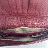 MICHAEL KORS Mott OXBLOOD Leather Crossbody Wallet MICHAEL KORS OXBLOOD CLOTHING-HANDBAGS/WALLETS