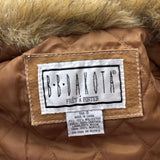 BB DAKOTA Leather & Faux Fur Jacket SZ S
