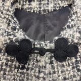 NO BRAND Gray/Black Tweed Coat SZ 1X