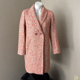 J CREW Orange Wool Coat (Made in Italy) SZ 4