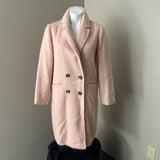 CUPCAKES & CASHMERE Pink Mohair Coat SZ S