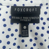 Foxcroft Women's Wrinkle Free Stretch Fitted Shirt