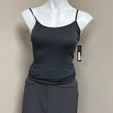 Black Adjustable Spaghetti Strap Top