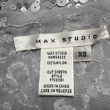 Max Studio Silver Sequin Tank Top