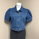 SHEIN Women's Cropped Denim Jacket