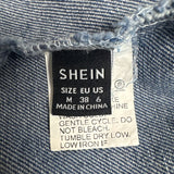SHEIN Women's Cropped Denim Jacket