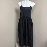 Black Zigzag Pattern Dress
