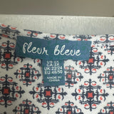 Fleur Bleue Women's 2X Fashion Top