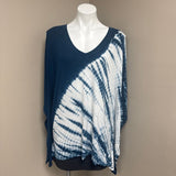 Lane Bryant Tie-Dye V-Neck Top