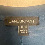 Lane Bryant Tie-Dye V-Neck Top