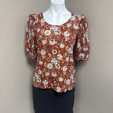 CeCe Floral Print Top