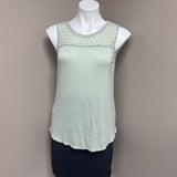 Max Jeans Light Green Sleeveless Top