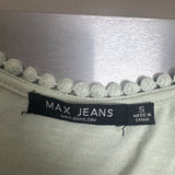 Max Jeans Light Green Sleeveless Top