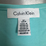 Calvin Klein Women's Mint Green Pocket T-Shirt