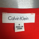 Calvin Klein Red Sleeveless Top