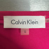 Calvin Klein Women's Pink Short Sleeve Top