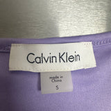 Calvin Klein Women's Purple Short Sleeve Top