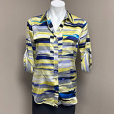 Calvin Klein Women's Striped Button-Up Shirt