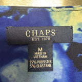 Chaps Women's Blue Floral Wrap Dress