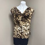 Premise Studio XL Brown Patterned Top