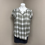 Christopher & Banks Plaid Top