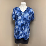Lands' End V-Neck Tie-Dye T-Shirt