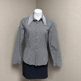 Michael Kors Women's Gingham Check Blouse