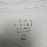 Joan Rivers Wardrobe Builders White V-Neck T-Shirt