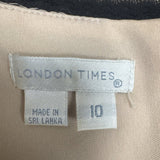 London Times Women's Black Dress