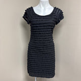 CConnected Apparel Black Ruffled Dress