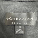 CConnected Apparel Black Ruffled Dress