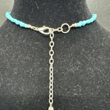 Turquoise Beaded Necklace with Pendant