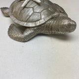 Decorative Silver Turtle with Starfish Accent