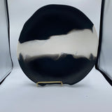 Modern Black and White Decorative Plate