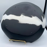 Modern Black and White Decorative Plate