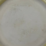 Hyalyn Pottery Double Matte Satin Vintage Yellow Whale Tail Vase