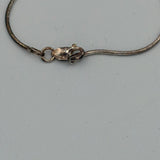 Sterling Silver Leaf Pendant Necklace