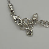 Brighton Silver and Pearl Beaded Necklace