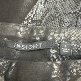 Insight Women's Black Snake Print Pants