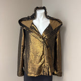 Free People Gold Sequin Jacket