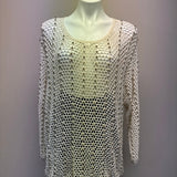 X-ES-NY Beaded Knit Top