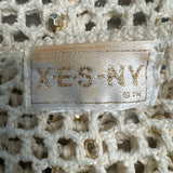 X-ES-NY Beaded Knit Top