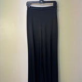 St. John Black Wide Leg Trousers