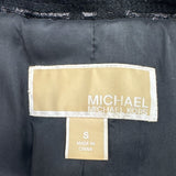 Michael Kors Black Quilted Trench Coat