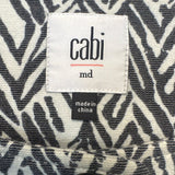 Cabi Black and White Printed Jacket