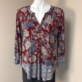 Lucky Brand Floral Patterned Top