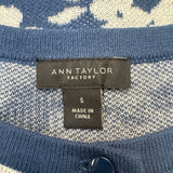 Ann Taylor Factory Floral Cardigan
