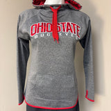 Ohio State Buckeyes Scarlet Series Hoodie Campus Classics Gray/Red Small unisex CLOTHING-TOPS