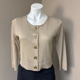 Calvin Klein Gold Buttoned Cardigan